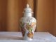 Italian Porcelain Urn - Form Vase By Ancap.  Decoro Autunno Porcelllane Italy Vases photo 4