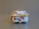 A Vintage Wonderful French M - Fres Limoges Porcelain Romantic Trinket Box Boxes photo 2