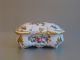 A Vintage Wonderful French M - Fres Limoges Porcelain Romantic Trinket Box Boxes photo 4