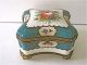 French Enamel Hand Painted Porcelain Dome - Top Trinket/jewel Casket Box 19th C Boxes photo 10