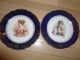 Pair Of Hand Painted Bavaria Chargers Plates & Chargers photo 3