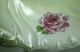 Antique Rw Bavaria Porcelain Fruit Bowl With Pink Roses Over Shades Of Green Bowls photo 3