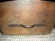 Antique Wooden Grain Scoop,  Very Large,  Appears To Be Homemade Including Iron Primitives photo 2