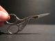 Repro Antique Midwife Stork Scissors French English Needlework Sewing Tool Primitives photo 4