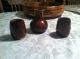 5 California Redwood Pieces.  Bowl,  Plate,  Vase And Toothpick Holders Bowls photo 10