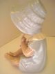 Tranquil Blue & White Palate W/ Real Gold Vintage Style Piano Baby Adorable Figurines photo 2