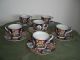 Set Of 6 Antique Hand Painted Japanese Gold Imari Tea Cup & Saucers Cups & Saucers photo 2