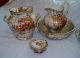 Antique Brownfield & Sons (11) Chamber Set 1865 - 1874 Burgundy Rose Gold Gilt Chamber Pots photo 1