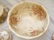 Antique Brownfield & Sons (11) Chamber Set 1865 - 1874 Burgundy Rose Gold Gilt Chamber Pots photo 6