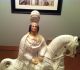 Antique Staffordshire English Porcelain Hunter W/deer Figurine 1870 - Figurines photo 1