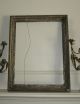 Antique Florentine Large Italian Tole Carved White Distressed Wood Picture Frame Toleware photo 1