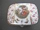 Antique French Porcelain Dome - Top Trinket Box With Maidens In The Field Motif Boxes photo 1