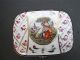 Antique French Porcelain Dome - Top Trinket Box With Maidens In The Field Motif Boxes photo 6