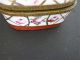 Antique French Porcelain Dome - Top Trinket Box With Maidens In The Field Motif Boxes photo 8