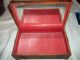 Antique Wooden And Metal Chest Box With Mirror Boxes photo 6
