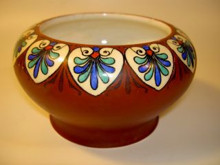 Antique Art Nouveau Haynes Ware Chesapeake Art Pottery Small Vase Bowl Myrian photo