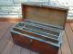 Primitive Wood Fishing Lure Tackle Tool Crafts Box W/ Removable Storage Drawer Boxes photo 1