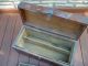 Primitive Wood Fishing Lure Tackle Tool Crafts Box W/ Removable Storage Drawer Boxes photo 2