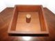 Vintage Wood Nut Cracker Box And Mallet Bowls photo 2