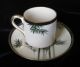 Antique Hand Painted Soko China Japan Demitasse Cup,  Saucer Crackle Glaze Gold Cups & Saucers photo 1
