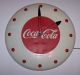 1940s Metal Telechron Coca - Cola Electric Wall Clock - Great Shape Vintage Coke Clocks photo 6
