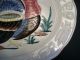 Incised Made In Japan Turkey Platter/bright Colors/large/excellent Conditiion Platters & Trays photo 4