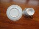Antique Porcelain Footed Tea Cup And Saucer Excellent Cups & Saucers photo 2