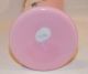 Opaline Vase Pink Over White Glass W Flowers & Dove Victorian Antique Vases photo 4