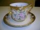 Vintage Royal Crown Mustache Cup & Saucer Hand Painted 33/357 Cups & Saucers photo 1