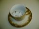 Vintage Royal Crown Mustache Cup & Saucer Hand Painted 33/357 Cups & Saucers photo 3