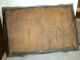 Antique Hand Pounded Tin Tray Made In Mexico Soldered Edges 8 X 12 