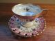 Antique Porcelain Footed Tea Cup And Saucer Violets Excellent Cups & Saucers photo 1