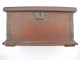 Rare Miniature Early 19th C Salesman ' S Sample Blanket Chest Spear Snipe Hinges Boxes photo 10