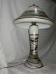 Vintage Glasshouse Tiffany Style Mid Century Art Glass Parlor Table Lamp Lamps photo 9