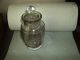 Henry Wichert Co.  Chicago Clear Glass Mustard Or Apothecary Jar Mint,  No Spoon Jars photo 1