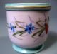 England English Porcelain Hand Painted Miniature Cachepot Ca.  First Half 20thc. Planters photo 2