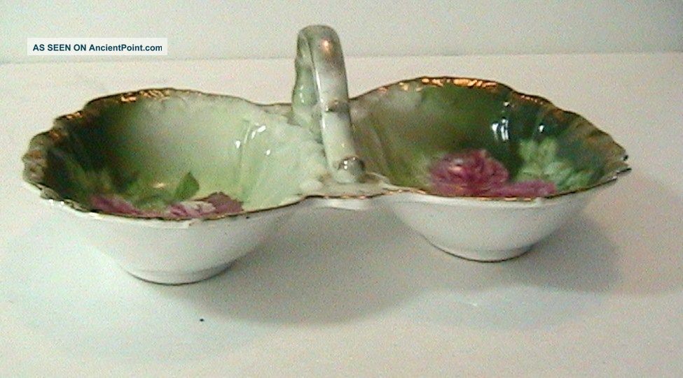 Antique China Rw Bavarian Nut Bowl Bowls photo