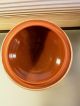 Redware Tureen Hand Painted Signed Covered Clay Bakeware Slip Bowl Tureens photo 3