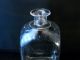 Small Early 18th C Blown Engraved Case Or Scent Bottle Decanter W/ Halfpost Neck Stemware photo 6