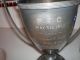 Loving Cup Antique Silver 1912 Presentation Etched Estate Piece 100 Yrs Old Metalware photo 4