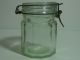 Vintage 12 Sided Hermetic Glass Storage - Canning Jar With Bubbles In Glass Jars photo 1