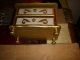 Vtg Italian Florentine Toleware Jewelry Box 2 Drawer And Music Box Excellent Toleware photo 1