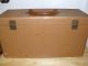 Vintage Wooden Box With Paper Cover And Hard Plastic Handle Boxes photo 6