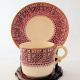 Antique Worcester Earthenware Aesthetic Cup Saucer British Diamond Registry Mark Cups & Saucers photo 4