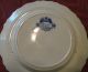 Parisian Chateau Antique Sm Plate By R.  Hall; Mid 1800’s Blue & White Plates & Chargers photo 6