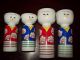 Great Vintage Two (2) Pair Of Japanese Figures Salt And Pepper Shakers Salt & Pepper Shakers photo 2
