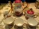 Vintage Wedding Romantic Victorian Couple Demitasse Chocolate Teapot Set Luster Teapots & Tea Sets photo 10