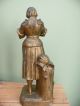 Fine 19thc French Spelter Figurine Of Jeanne D ' Arc Signed A.  R. Metalware photo 2