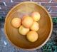 Antique Primitive Large Wooden Bowl - Very Large Size Circa Mid To Late - 1800s? Bowls photo 2
