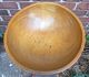 Antique Primitive Large Wooden Bowl - Very Large Size Circa Mid To Late - 1800s? Bowls photo 5